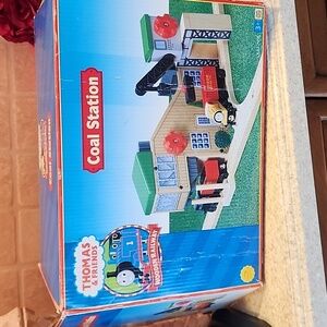 Vintage Thomas the Tank Engine Wooden Coal Station